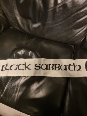 Black Sabbath scarf used, early 80s