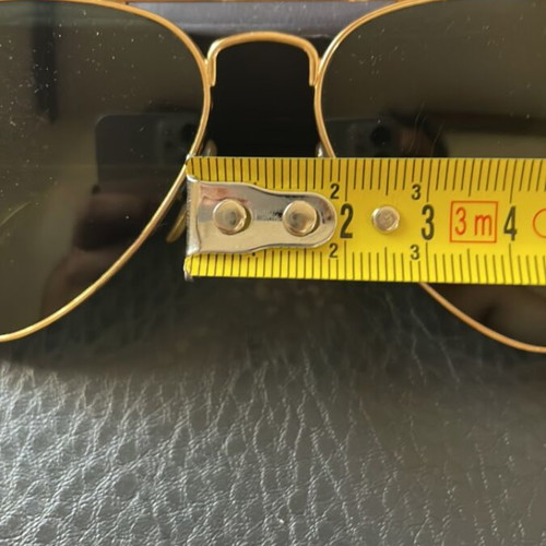 Ray Ban aviator sunglasses, vintage, gold