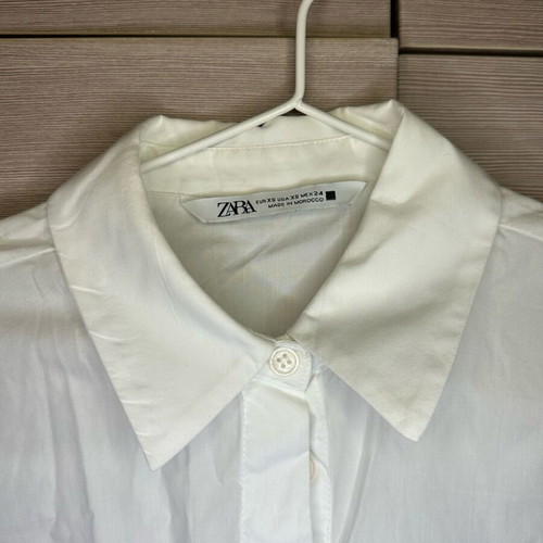 Zara shirt used, white, size XS