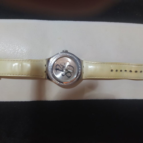 Swatch Ironi Nabab Pearly Gloss women's watch like new, beige