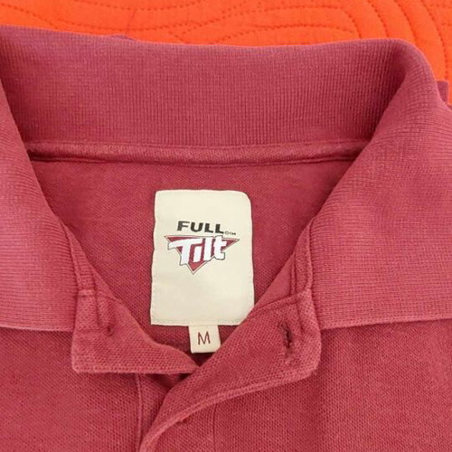 Poker Full Tilt shirt used, size M, red