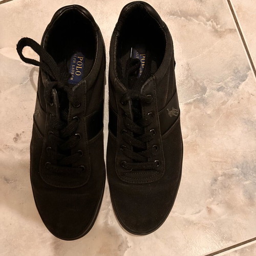 Ralph Lauren men's sneakers black like new, size 43.5