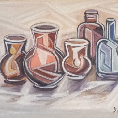 Painting by V. Dogia oil on canvas used, 40x30 cm
