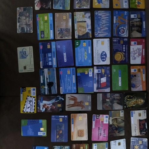 Collectible old 20 euro phone cards