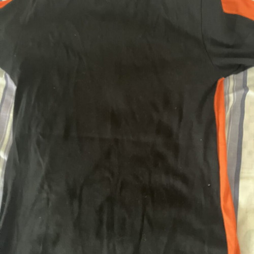Billardi T Shirt Medium 90s Like New, Black and Orange