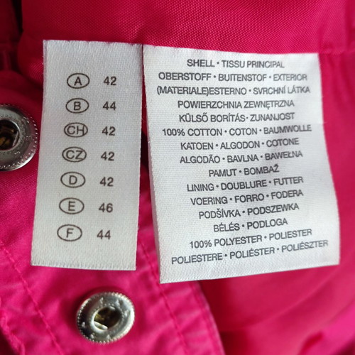 Lightweight pink jacket, size L