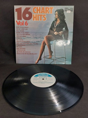 16 Chart Hits Volume Six vinyl used, pop