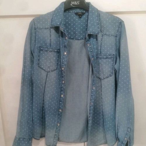 Ovs Fashion Shirt like new, size 44 Italian, blue