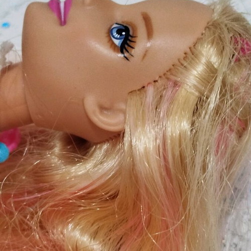 Barbie used, lot of 3 damaged dolls