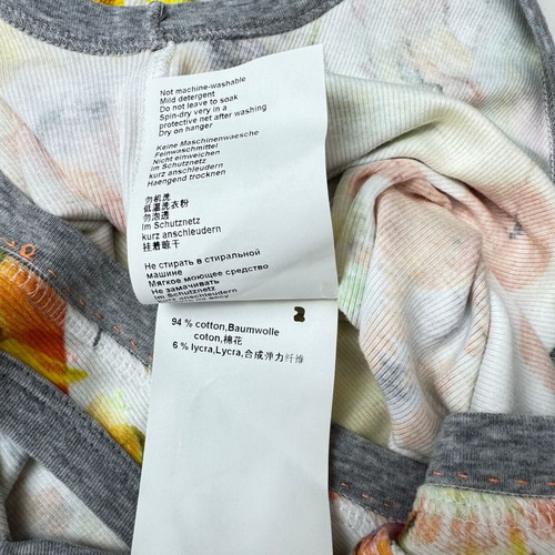 Marc Cain summer dress with citrus and floral print size N3 like new