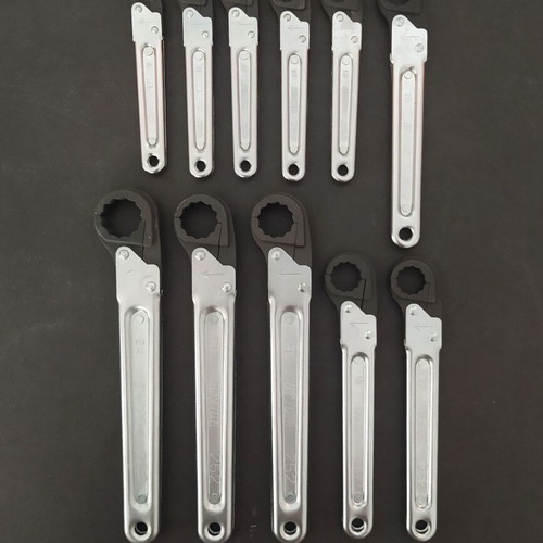 Unior 252 set of 11 folding polygon wrenches new