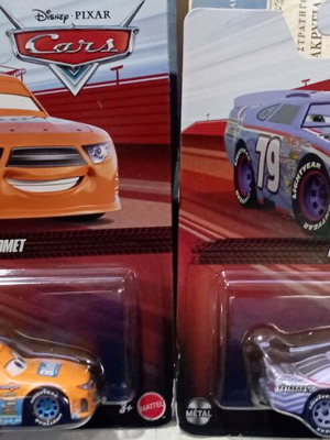 Αυτοκινητάκια Disney Pixar Cars πακέτο 2 καινούργια κλίμακας 1:55