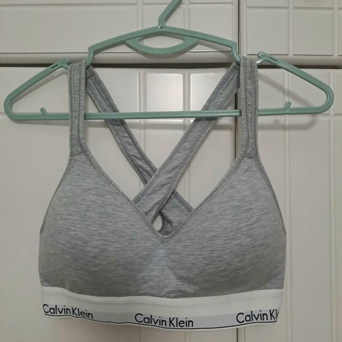 Calvin Klein Authentic Grey Melange Bralette like new