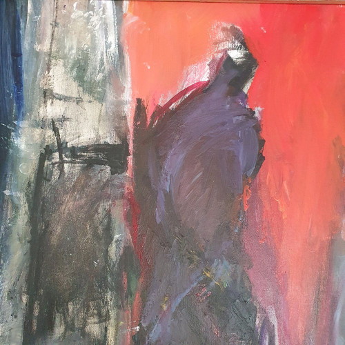Painting by Eleni Mantzopoulou new, sculpture workshop theme