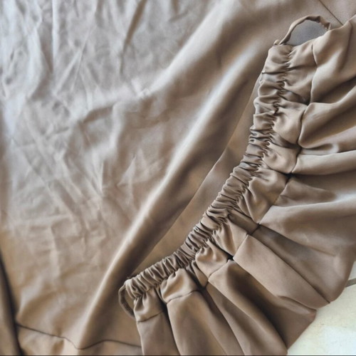 Midi skirt A-line brown like new, size M 38 10