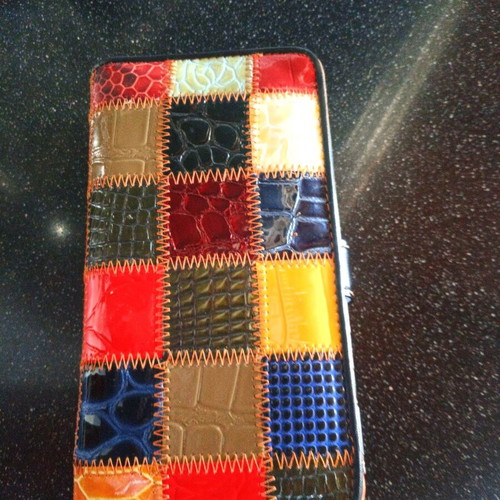 Leather large wallet