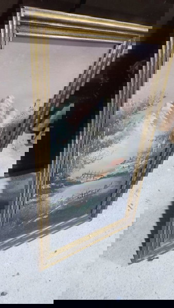 2 Πίνακες λαδιου 30*75sm.Δυν.Μεταφορας