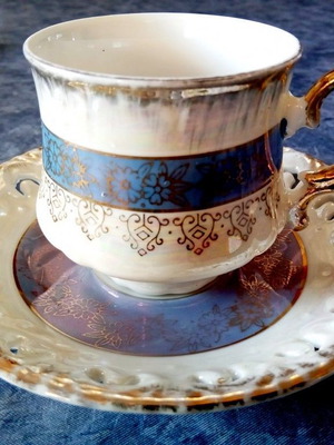 Φλιτζάνι με πιατάκι συλλεκτικό Royal Grafton England