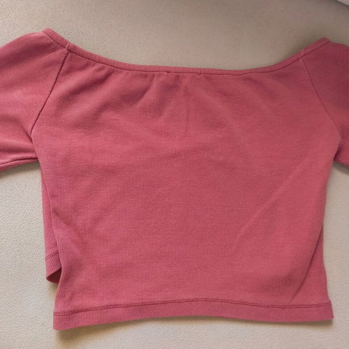 Toi&Moi crop top like new, pink, size L