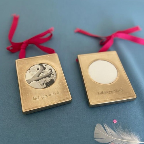 Kate Spade silver photo frames 7x10, set of 2, like new