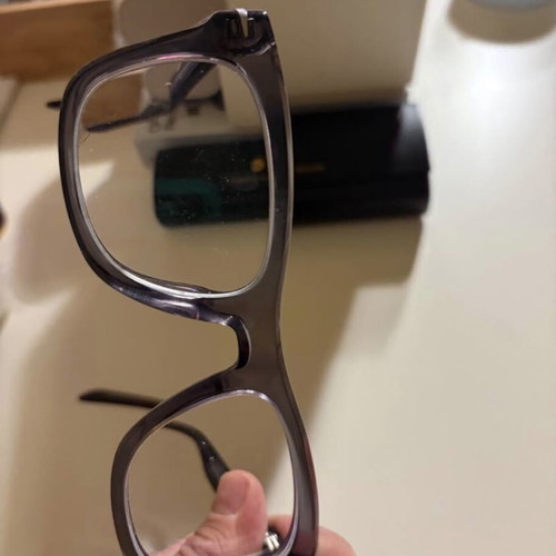 David Beckham eyeglass frame used, black