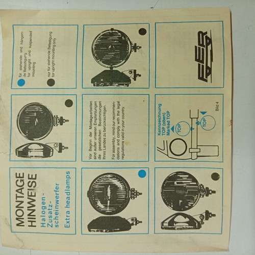 Fog light pair NOS, new in original packaging