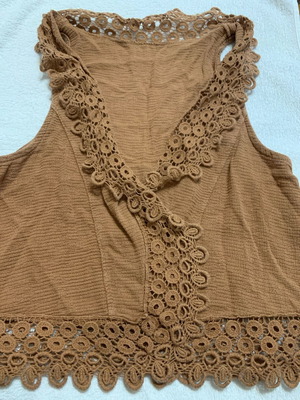 Vest used brown, size S/M