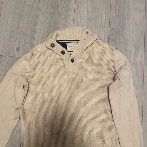 The Holiday Sweater like new, beige, size L