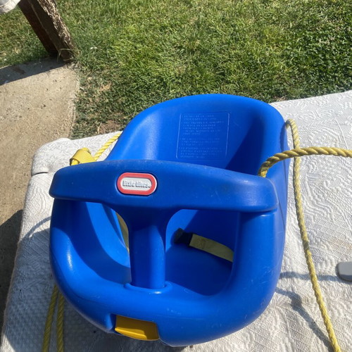 Little Tikes children's swing with safety seat and belt