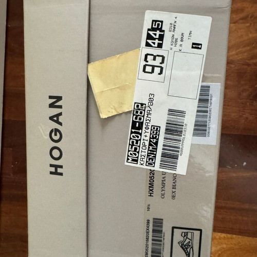 Hogan sneakers used, size 44.5, brown suede and fabric