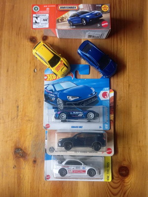 Σετ Subaru Hot Wheels καινούργιο