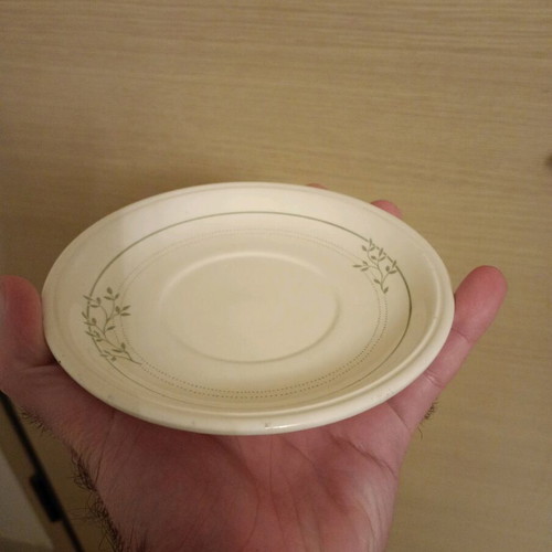 Biltons England coffee saucers used, vintage pack of two