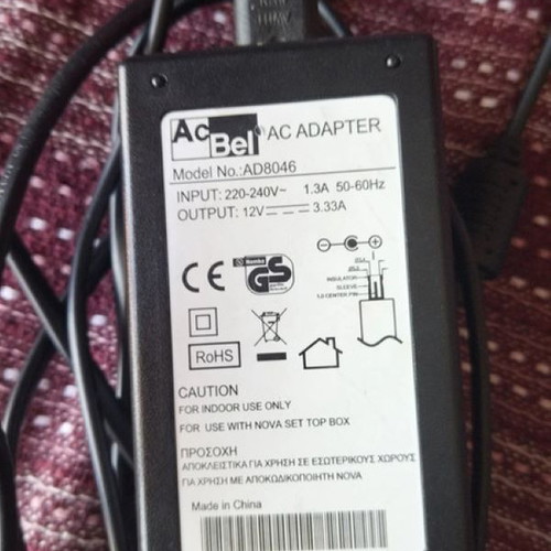 Laptop charger used, functional