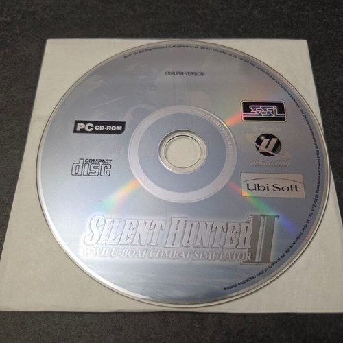 Silent Hunter II PC game used, small box, English manual