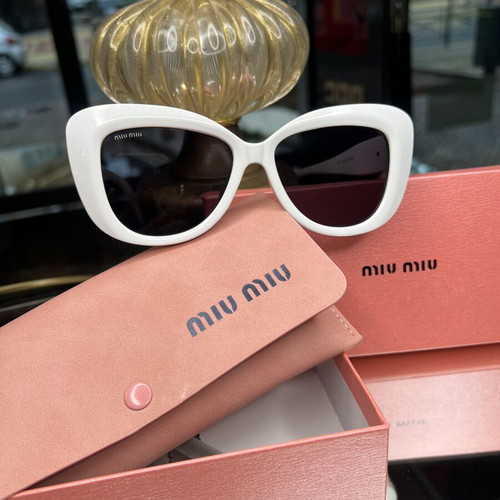 Miu Miu Women's Sunglasses New White