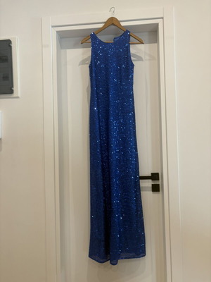 Kattis sparkling blue dress size M new