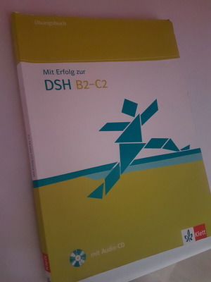 Mit Erfolg zur DSH B2-C2 German language learning book used without CD