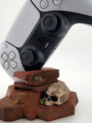 PS5 controller stand rock-shaped made to order