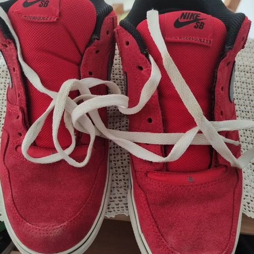 Nike SB Paul Rodriguez 2.5 used red sneakers size 44