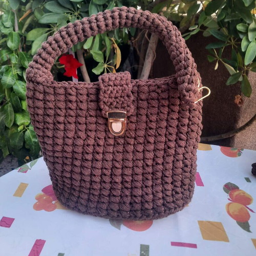 Handmade knitted bag new