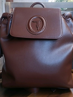 Trussardi σακίδιο πλάτης Jolie καφέ καινούργιο