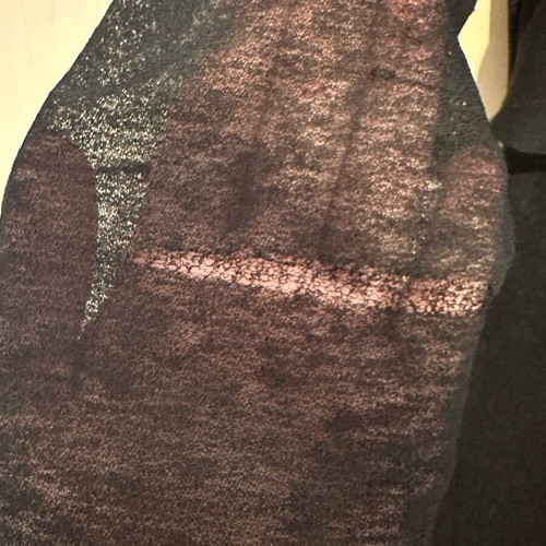 Vintage black dress used with transparency, size M