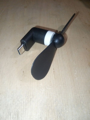 Mini fan with type-c port new