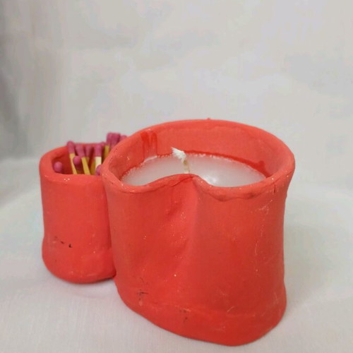 Handmade Clay Candle Believe in Yourself new