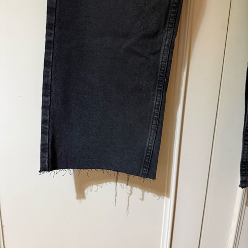 Zara high-waisted straight jeans Z1975 black new, size XL