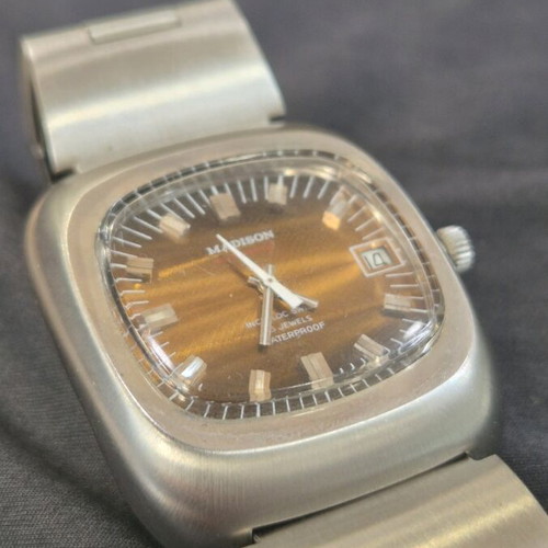 Αυτόματο ρολόι Madison vintage (1980) σαν καινούργιο