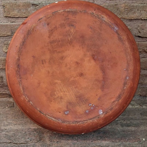 Handmade vintage traditional clay yiouvetsi pot like new