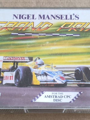 Nigel Mansell's Grand Prix Martech Amstrad Disk like new