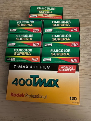 Φιλμ για φωτογραφικές μηχανές Kodak και άλλες, καινούργια, όλα μαζί