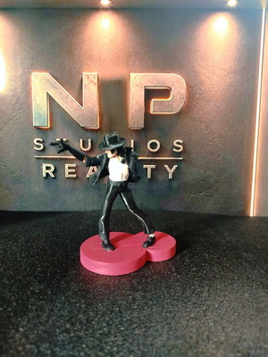 King of Pop figure new, 12 cm height